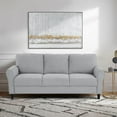 thumbnail image 5 of Lexicon 19" Transitional Solid Wood and Polyester Sofa in Dark Gray/Black, 5 of 5