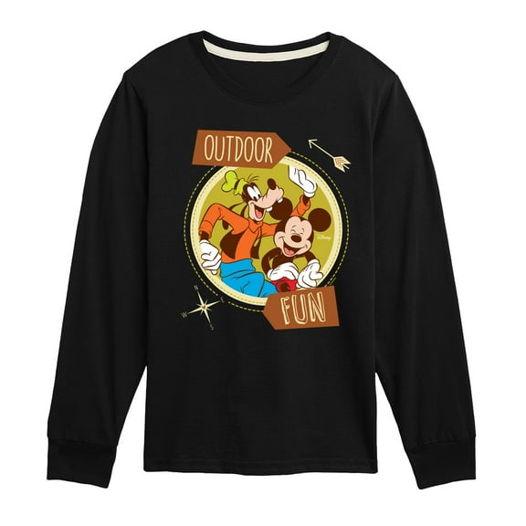 Disney - Outdoor Fun - Toddler & Youth Long Sleeve Graphic T-Shirt
