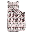thumbnail image 2 of White Christmas Animal and Car Pattern Toddler Nap Mats for Kids Preschool,50"x20" Sleeping Mat Bag or Kids,Toddler Sleeping Bag,Toddler Nap Mat or Daycare, 2 of 6