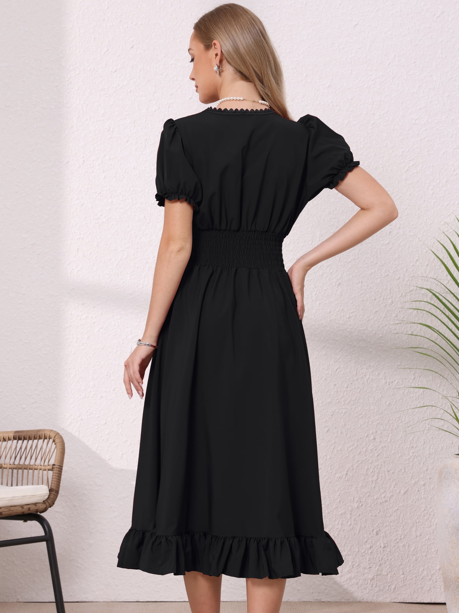 DARING DIVA Women's Gothic Pirate Costume High Low Vintage Dress M Black
