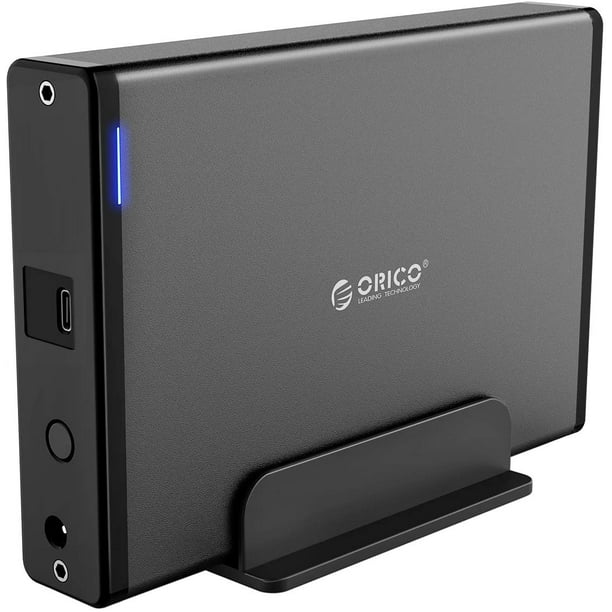 NieuwZeeland syndroom Vooraf ORICO 3.5'' Hard Drive Enclosure Type C to SATA External Drive Enclosure  Case,5Gbps,up to 16Tb - Walmart.com