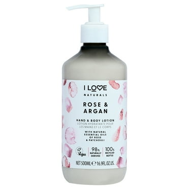 I Love Cosmetics Naturals Hand and Body Lotion - Rose and Argan