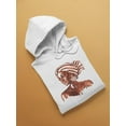thumbnail image 2 of Beauty African Woman Paint Hoodie Women -Image by Shutterstock, Female x-Large, 2 of 4