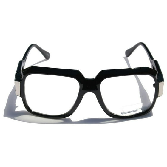 Vision World Eyewear V.W.E. Large Classic Retro Square Frame Clear