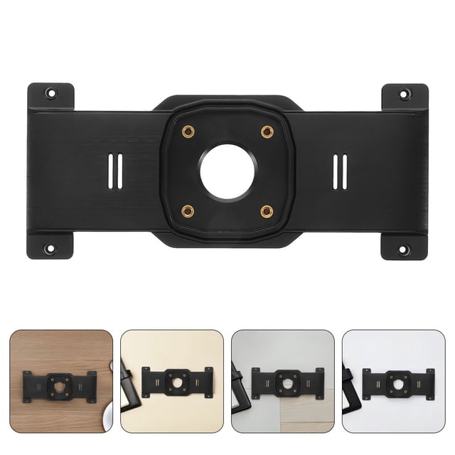 Raindrops 2Pcs Rearview Mirror Dash Cam Mount Bracket Plastic Backplate for Car Use Black Color