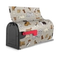 thumbnail image 3 of Gukieu Dog Animal Print Magnetic Mailbox Cover, Sun-proof and Waterproof Home Yard Mailbox Cover-21x18 in, 3 of 8