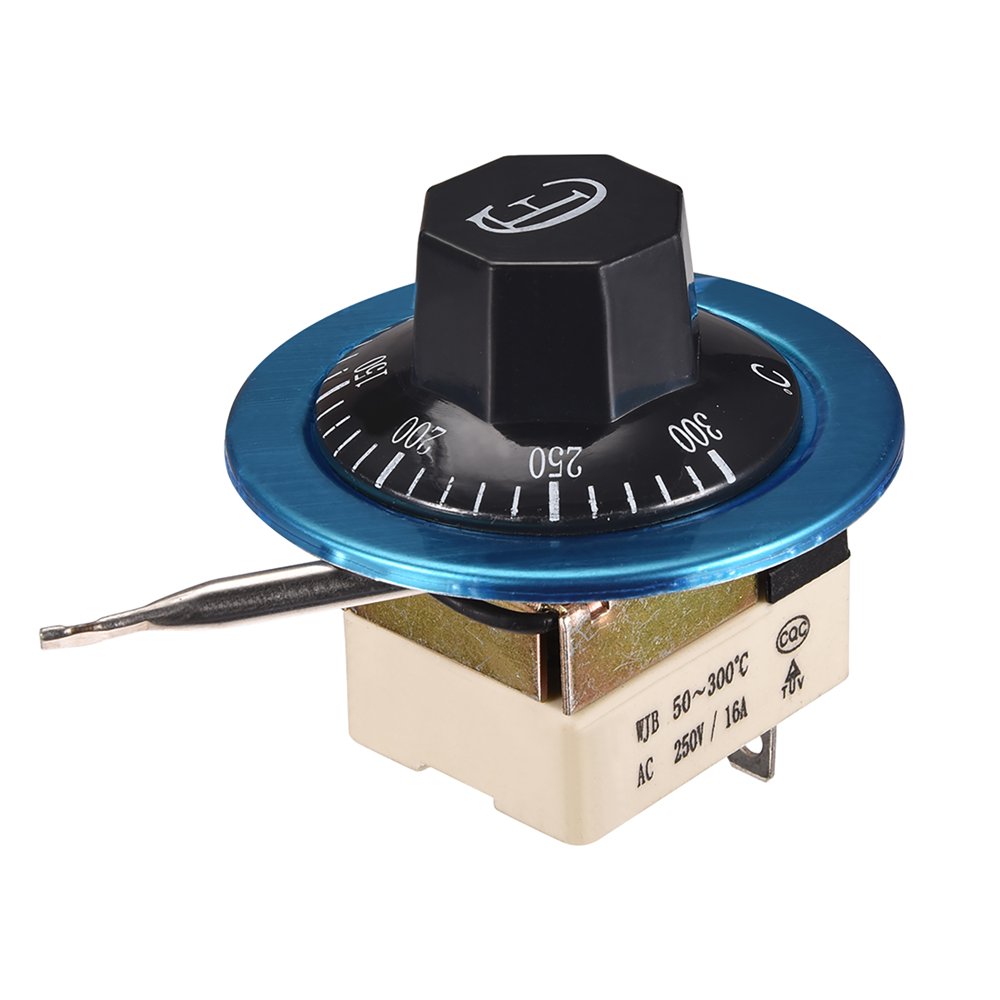 Electric Oven Thermostat Adjustable Temperature Controller, 50300℃ 16A