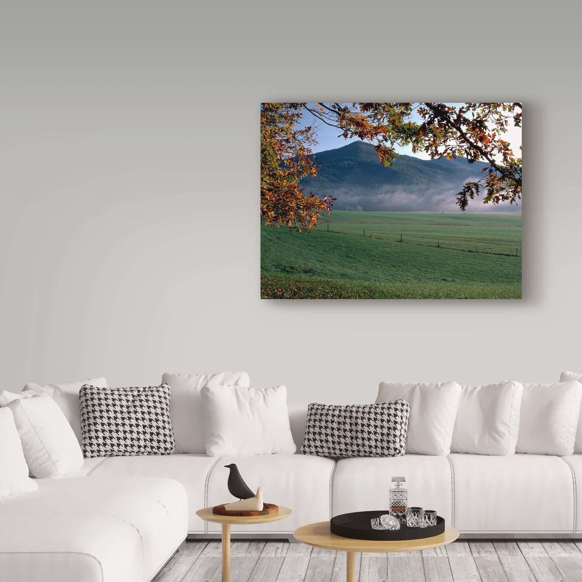 Trademark Fine Art 'Cades Cove' Canvas Art by J.D. Mcfarlan
