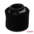 thumbnail image 4 of Sidaley Filtro de aire para motocicleta, limpiador de esponja de aire de espuma para motocicleta, 35/38/42/45/48mm Accesorios para motos Negro 42MM Sidaley CZ13377-06B, 4 of 5