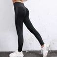 thumbnail image 4 of MKLEKYY Leggings push up para mujer, moda femenina, color de contraste, cintura alta, realce, pantalones de yoga deportivos de rayas negras de gama alta, 4 of 4