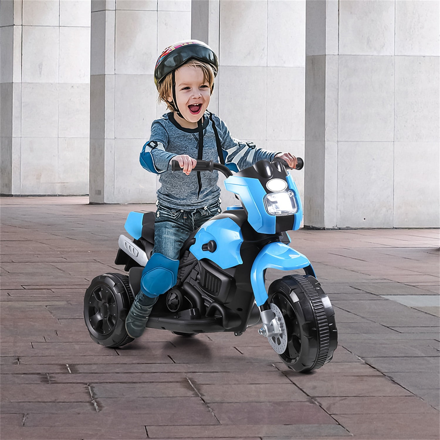 Lowestbest Blue 6 V Motorcycle Powered Ride-On Lowestbest Blue 6 V Motorcycle Powered Ride-On