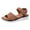 Brown, variant on Rokment Athletic Orthopedic Walking Sandals for Women 2026 Comfortable Breathable Mesh Memory Foam Wedge Heels Arch Support Non Slip Work Summer Shoes Beige Size 6