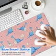 thumbnail image 4 of Long Mouse Pads for Desk,Pink Cartoon Dinosaurs Eggs Pattern Desk Mats on Top Of Desks, Desk Mouse Pad Extra Large with 3mm Non-Slip Base and Stitched Edge for Gaming,Office,Work,Home 31.5"x11.8", 4 of 6
