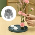 thumbnail image 4 of Uxcell 0.9" Flower Frogs Ikebana Kenzan Flower Arranger Tool Stainless Floral Frog Pin Holder Silver 6Pcs, 4 of 6