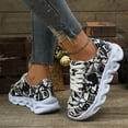 thumbnail image 4 of HEWUQI Womens Platform Slip on Animated Patterns Running Shoes Breathable Walking Lightweight Gym Workout Non Slip Fashion Sneakers Black Size 9.5, 4 of 6