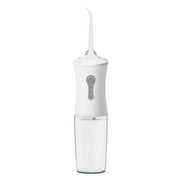 Genkent Cordless Express Portable Water Dental Flosser, Professional Rechargeable 300ML Tank 4 Jets Oral Irrigator for Teeth Cleaner Pick