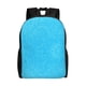 thumbnail image 1 of Disketp Sky Blue Glitter Mochila Unisex de Apertura Lateral Completa, Mochila para Laptop para Escuela, Trabajo y Viajes, 1 of 8