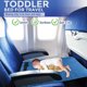 thumbnail image 5 of Airplane Footrest, Portable Travel Foot/Leg Rest Hammock Toddler Bed Airplane Seat Extender Mat with Storage Pocket Fits Airplane Flights/High-Speed Rail Seat/Cars/Buses/Trains, 5 of 6