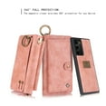 thumbnail image 2 of Allytech Compatible Galaxy Note 20 Ultra Wallet Case,Multi-Functional PU Leather Zip Wristlets Clutch Detachable Magnetic Card Slots Cash Purse Protection Cover for Samsung Galaxy Note 20 Ultra,Pink, 2 of 10