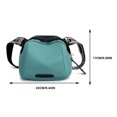 thumbnail image 2 of Bolso de concha para mujer con correa ancha ajustable Bolso bandolera para viajes Trabajo Shopper (Verde), 2 of 5