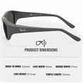 thumbnail image 5 of Ray-Ban RB2016 DADDY-O Rectangle Shaped Non-Polarized Sunglasses for Men & Women - Includes Official RAYBAN Eyewear Kit - Ideal Formal & Casual Wear Sunglasses - Green Lens, 5 of 7