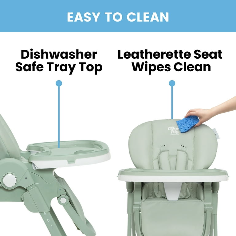 Little Folks by Delta Children 2-in-1 SlimFold High Chair for