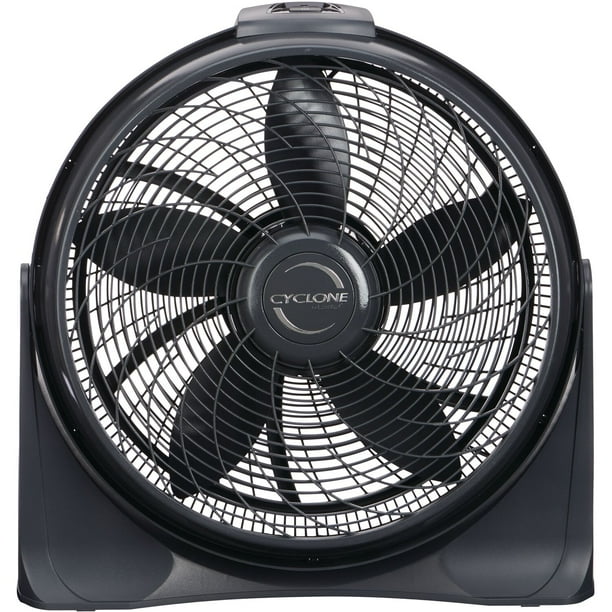 Lasko Cyclone Power Air Circulator With Remote Control Black Walmart Com
