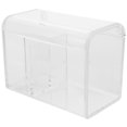 thumbnail image 1 of WASHWEPE 1Pack Compartment Cotton Pad Case Acrylic for Cosmetic Items and Jewelry, 1 of 6