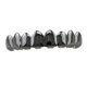 thumbnail image 5 of 2 uds parrillas de de e inferior de cobre dentaduras bucales personalidad-negro Yuyangstore Los colmillos dientes de diamante Parrillas, 5 of 8
