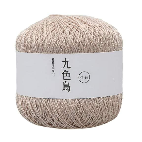 AUQ Crochet Thread Yarns,Cotton Yarn Threads Balls,Size 8 Classic Crochet Thread,Multi-Colors Crochet Thread Long Staple Cotton Mercerized Cotton,Crochet Thread Yarn 60g