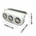 thumbnail image 2 of Dopebox Portable Ac Units for Rooms Portable Air Cooler Air Fans Cooling for Room Tower Handheld Folding Fan, for Bedroom Home (White), 2 of 9