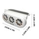 thumbnail image 2 of Ventilador, ventilador de techo, ventilador de escritorio, ventilador portátil, nuevo ventilador de escape para automóvil, ventilador de circulación, ventilador de escape solar, interfaz USB, ventilad, 2 of 9