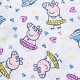 thumbnail image 5 of Peppa Pig Toddler Girls 3 Pack T-Shirts White/Pink 4T, 5 of 5