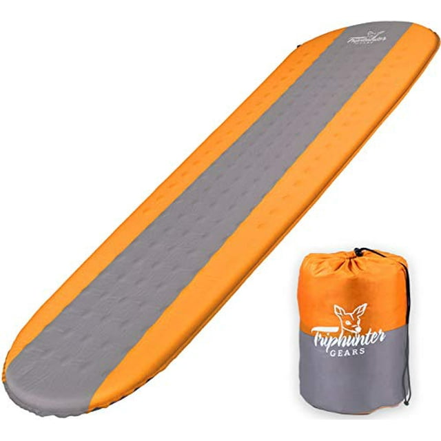 Matelas Autogonflant Léger - Rembourrage en Mousse Compact Imperméable - Idéal pour Camping Randonnée Sac à Dos - Épais 1.5 Pouce pour Sommeil Confortable - Matelas de Camping Isolé