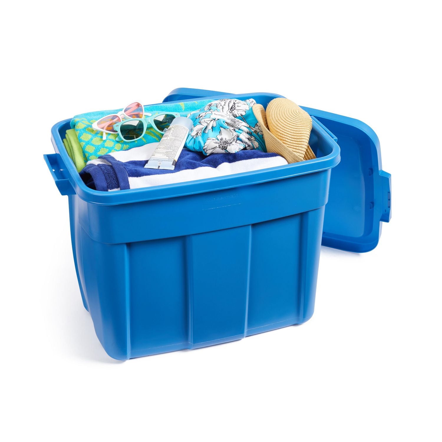 Bac de rangement 68 L Roughneck de Rubbermaid - bleu Bac de rangement de 68 litres