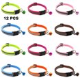 thumbnail image 2 of Collares mejorados para cachorros, collares de identificación para cachorros, suministros para el parto, nailon suave, separables, de colores, 2 of 5