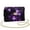 Purple Butterfly, variant on Pzuqiu Dog Print Leather Crossbody Bag with Chain Strap Fashion Trendy Quilted Leather Crossbody Bags for Women Craftsmanship Practical Casual for Teen Girls-Women