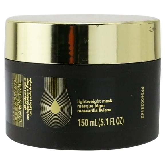 Sebastian Professional Dark Oil Lightweight Mask, with Jojoba and Argan Oils, 5.1 Oz.