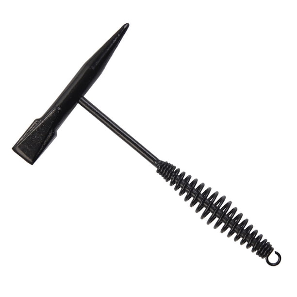 Martillo de soldador con mango de resorte para limpiar el exceso de acumulación de escoria de soldadura