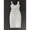 thumbnail image 1 of HH Stretch Bandage Dress Bronzing and Silver Plating Tight Dress Banquet Party Dress Skirt, 1 of 1