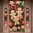 thumbnail image 6 of Colorful Design Christmas Cookie Gingerbread Banner Decorative Holiday Season for Christmas Party Festive Event Holiday Gathering, 6 of 9