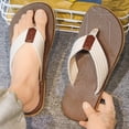 thumbnail image 3 of snilers Mens Flip Flops with Arch Support Comfortable Summer Beach Thong Sandals Yoga Foam Cushion Slip-On Slippers, 3 of 9