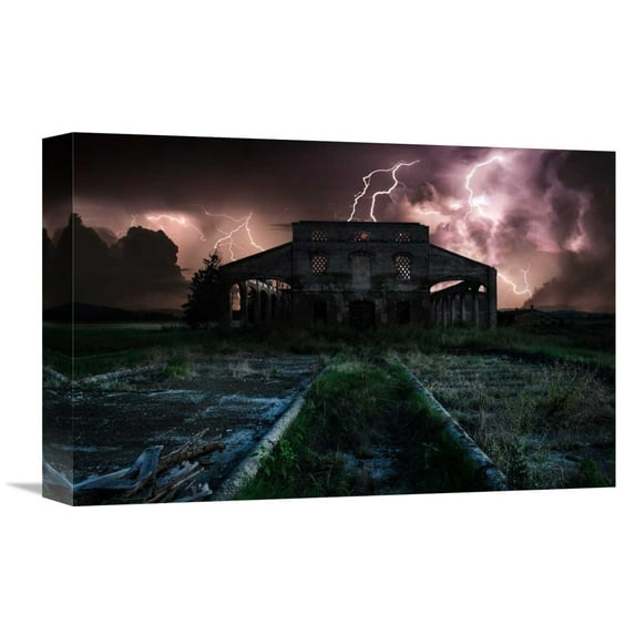 Global Gallery Ghizzi Panizza Alberto 'And the day come' Canvas Wall Art