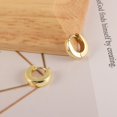 thumbnail image 7 of Lancharmed Stud Earrings Round 14K Gold Plated Earring Gifts for Women, 7 of 7
