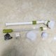 thumbnail image 4 of Kit de cepillo de limpieza eléctrico multifunción, inalámbrico, recargable para baño, mango largo verde, enchufe europeo K128, 4 of 5