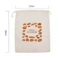 thumbnail image 2 of ACDANC 2026 New 1Pc Linen Bread Bags Reusable Drawstring for Loaf Homemade Artisan Bread Storage for Kitchen,Bakery,Home,Grocery,Storage, 2 of 7