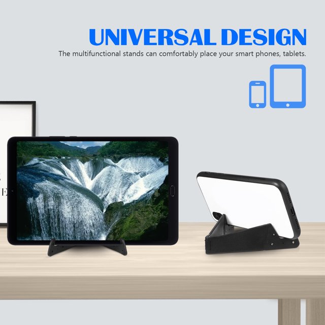 MERRYHAPY 5Ud Soporte Universal Para Móvil Negro Plegable V Estable Para Y Viajes