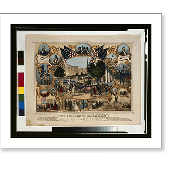 Historic Print, The Fifteenth amendment - 4, 16" x 20"