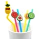 thumbnail image 4 of Apto para vaso de dibujos animados lindo personalizado para beber de 6mm, adorno de paja de silicona para vacaciones, 4 of 4