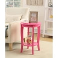 thumbnail image 1 of Convenience Concepts American Heritage Table d'Appoint Ronde, Fini Bois Rose, 1 of 4